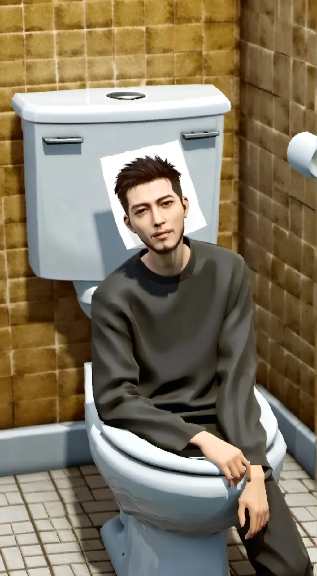 ai character: SKIBIDID TOILET👹 background