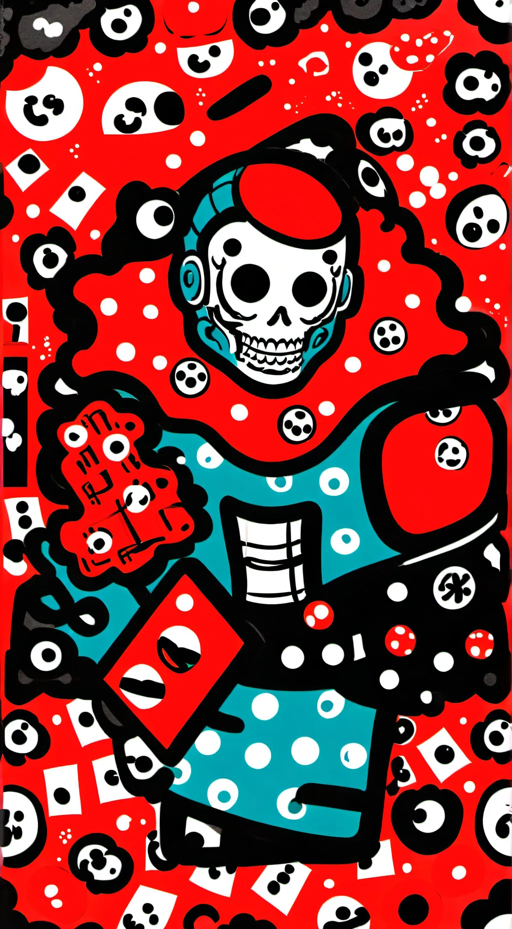 ai character: Ekko x Jinx  background