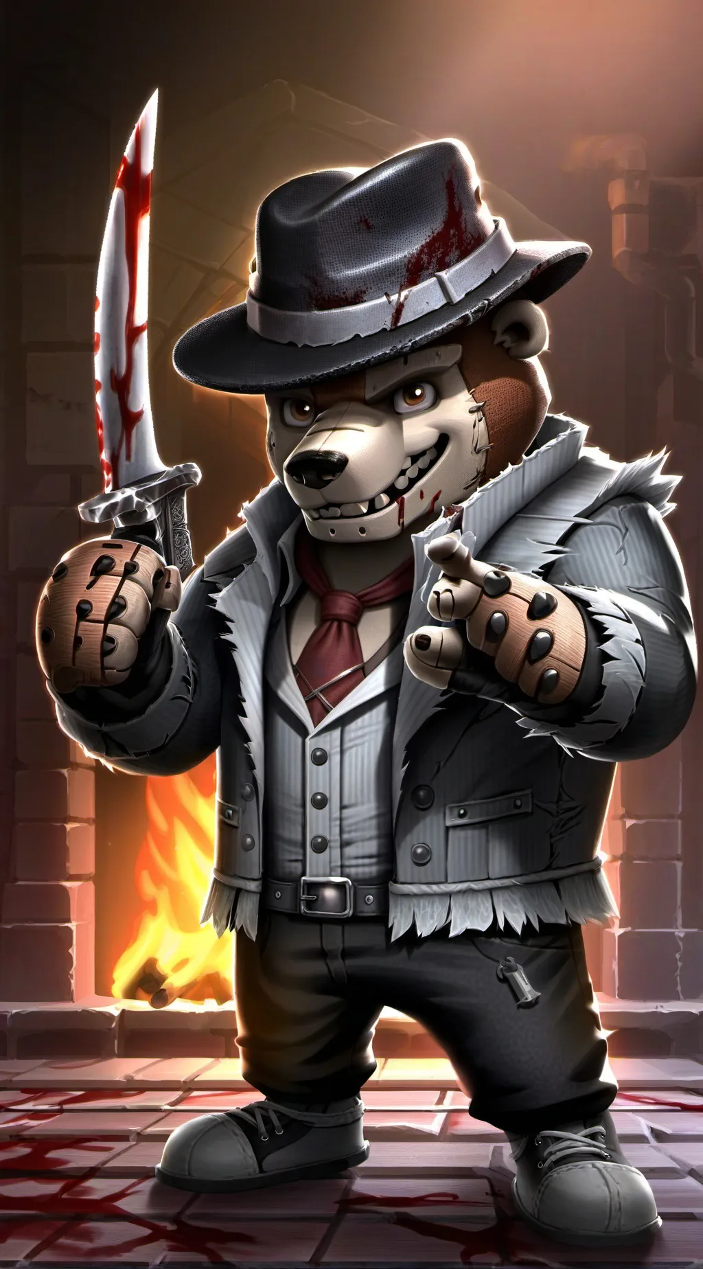 ai character: fredy  background