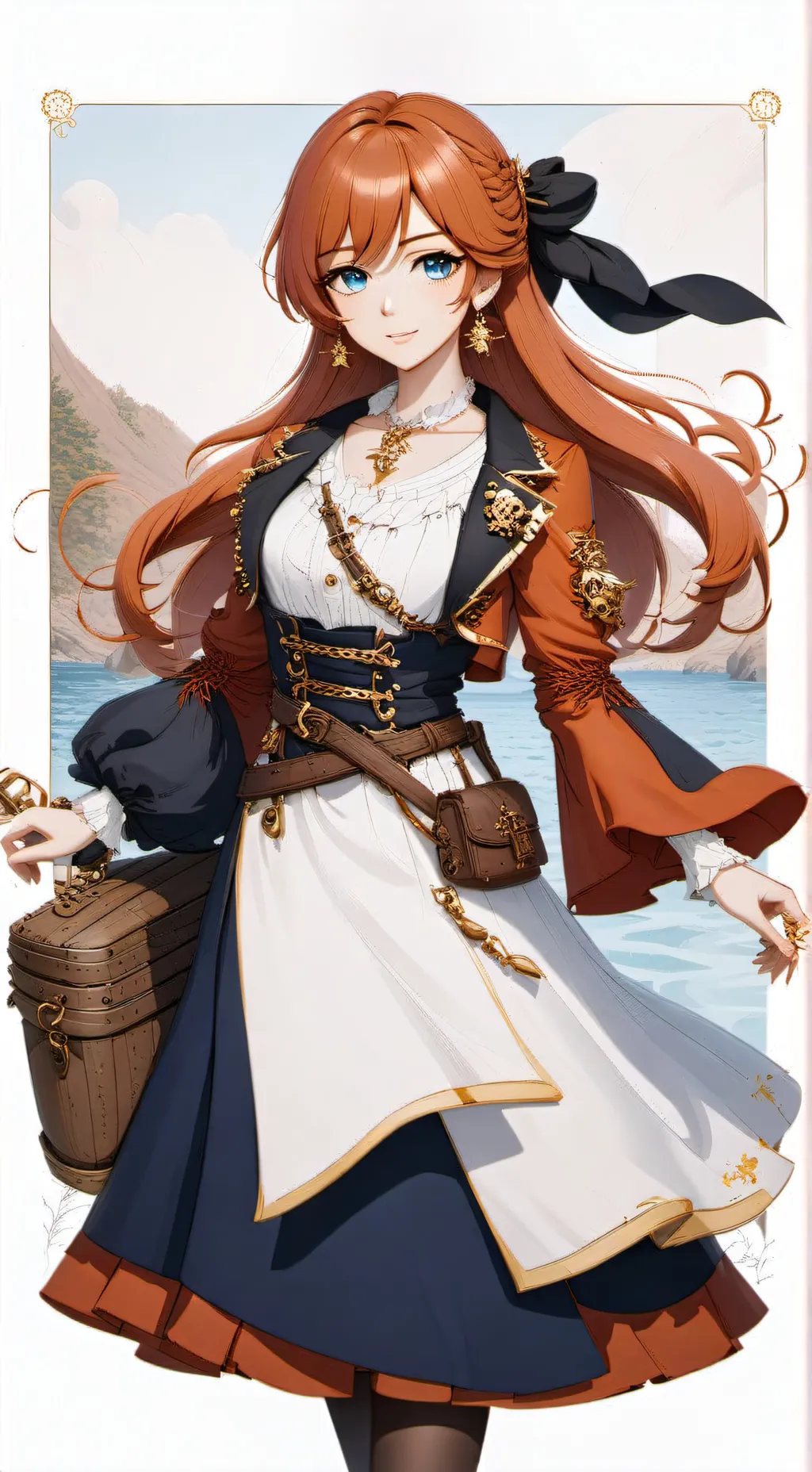 ai character: Bernadette  background