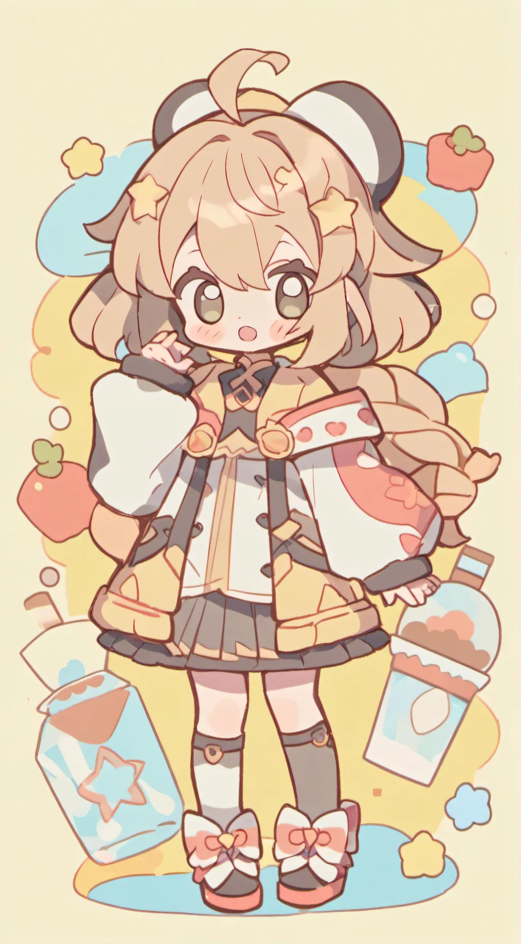 ai character: deku  background