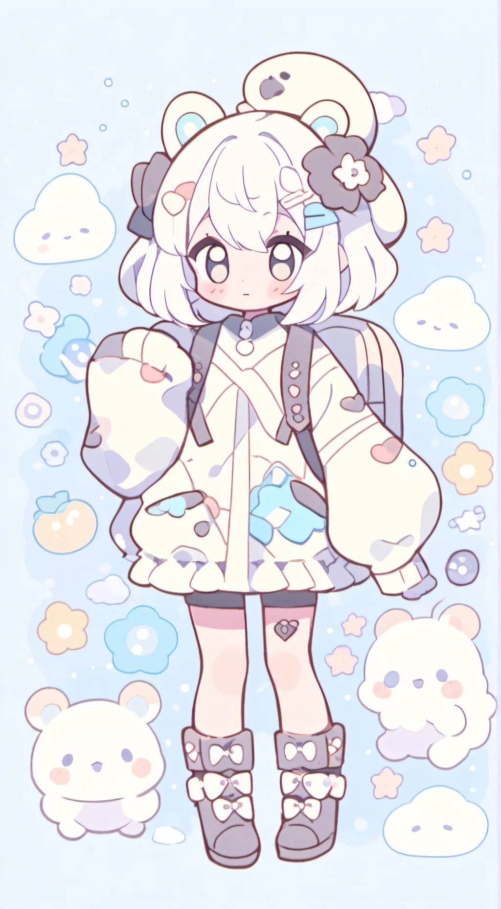 ai character: Claire fpe background