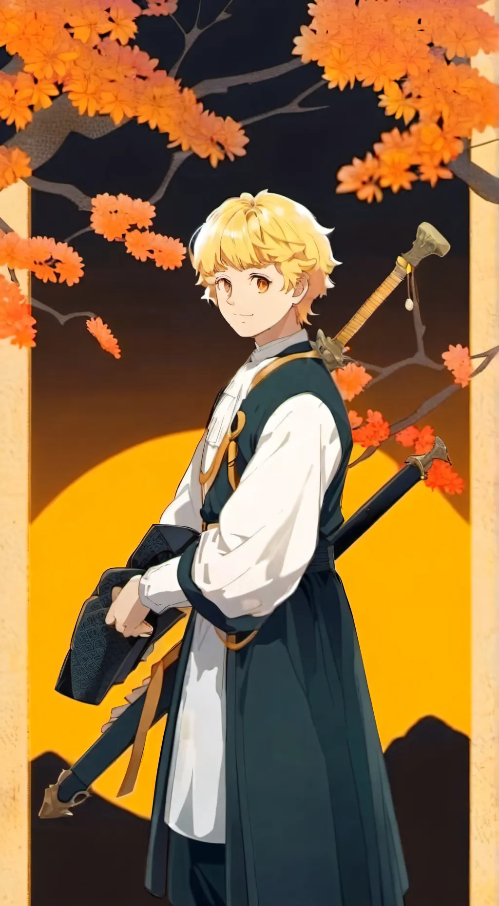 ai character: demon slayer background