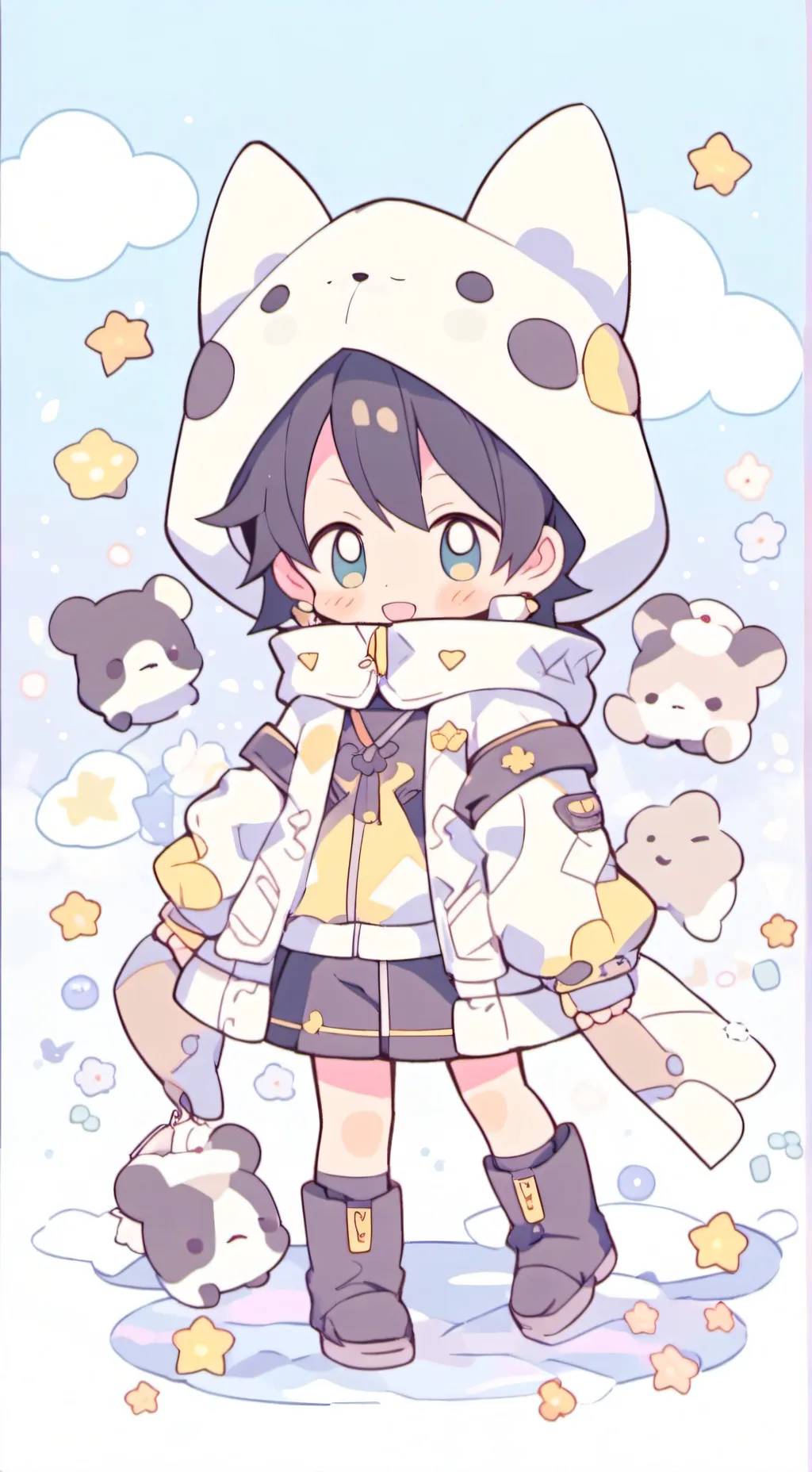 ai character: One piece background