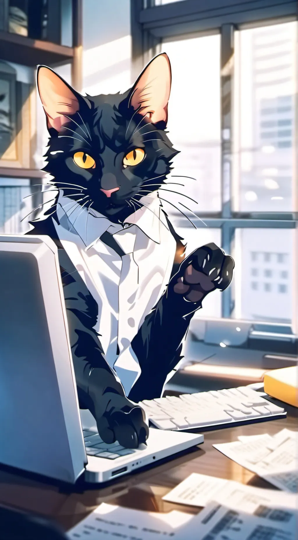 ai character: Midnight Spark background