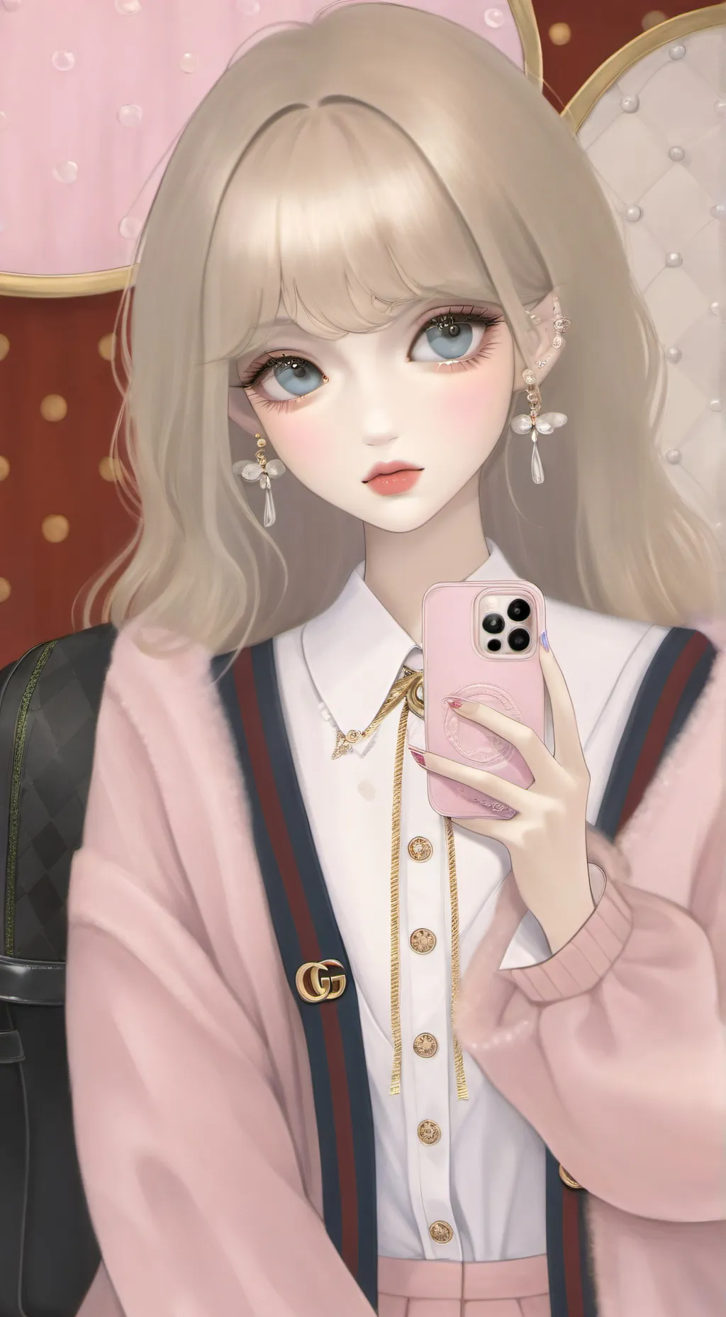 ai character: Vicky background