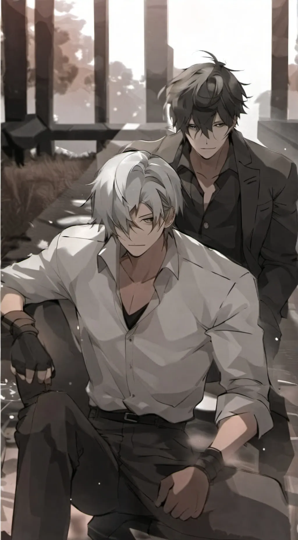 ai character: Mikey And cola background