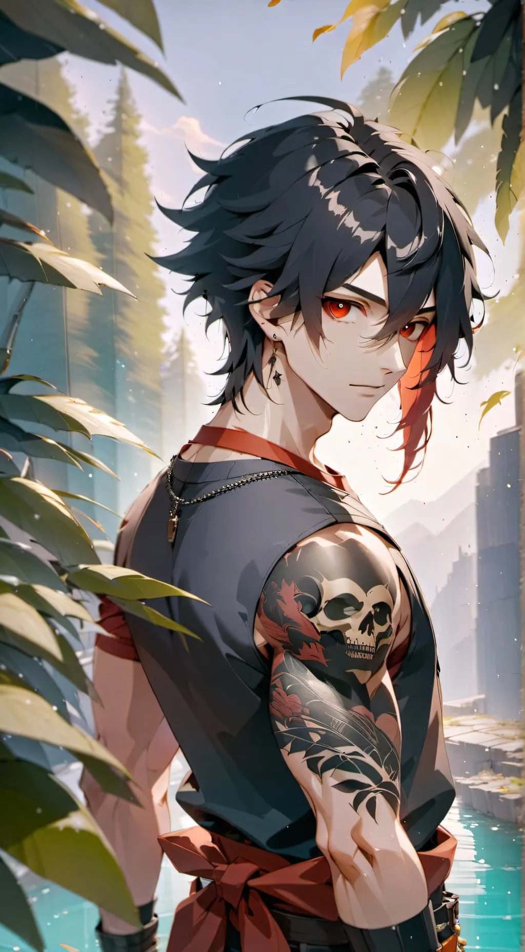 ai character: kouha background