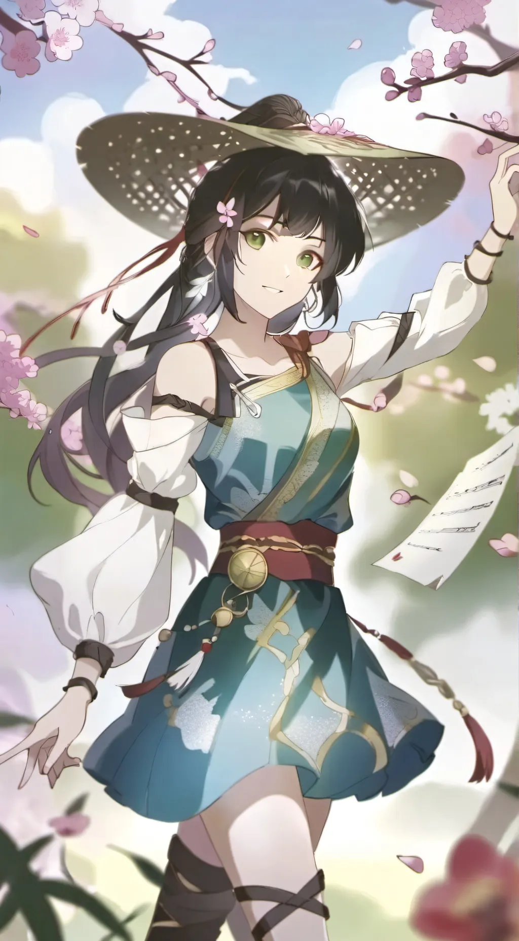 ai character: Angela  background