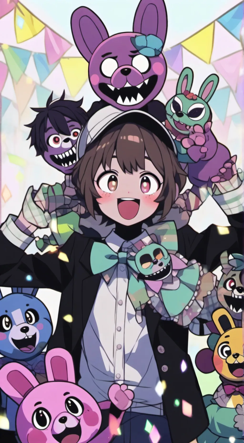 ai character: FNAF memes background