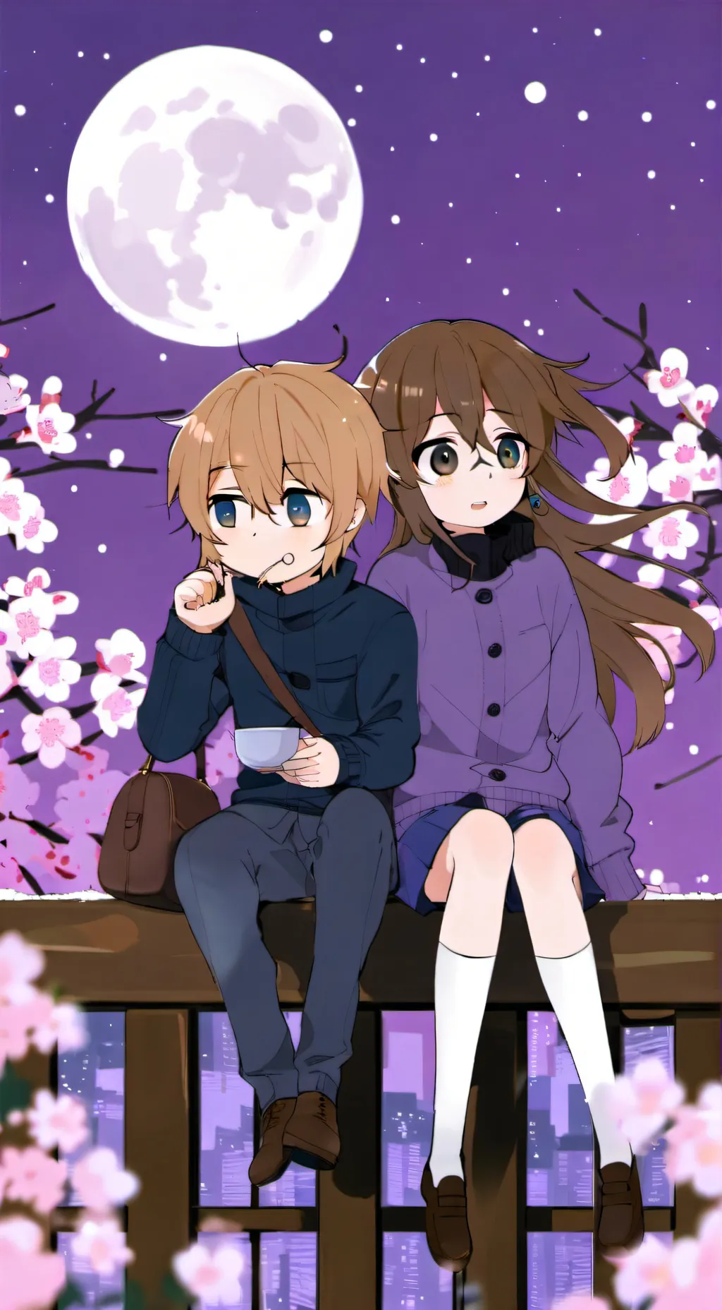 ai character: Scarlet and Oliver background