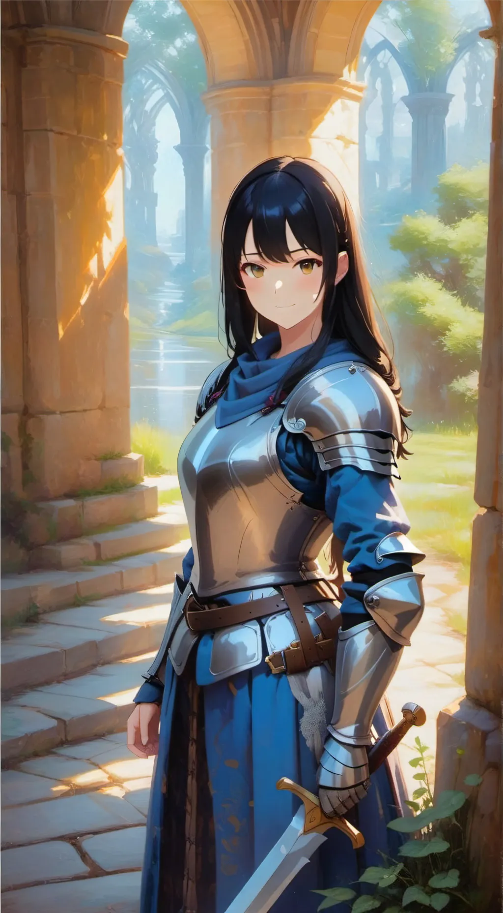 ai character: Aria Silverheart background