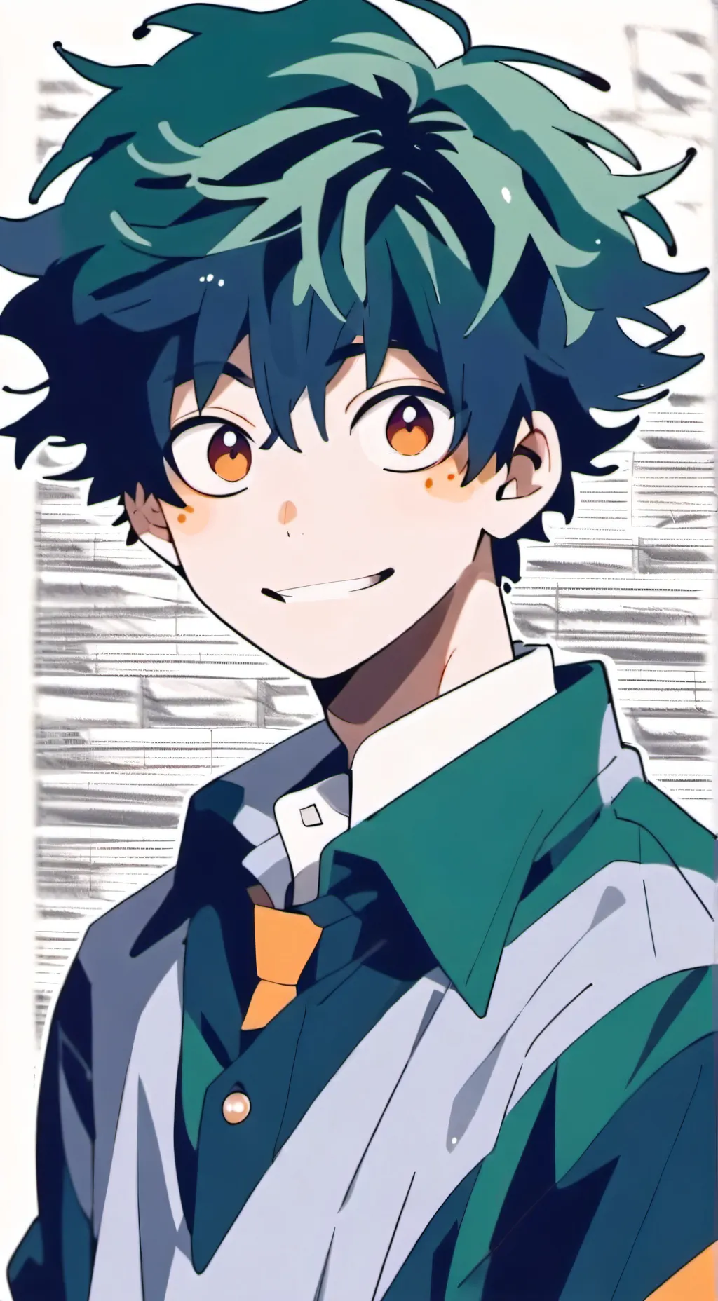 ai character: deku background