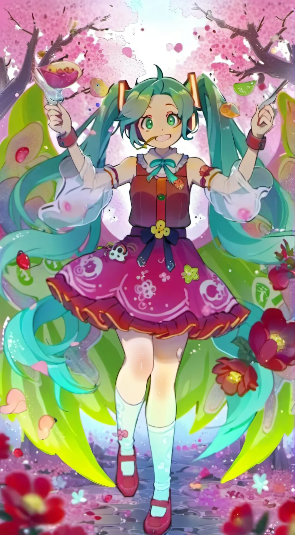 ai character: Hatsune Miku ! background
