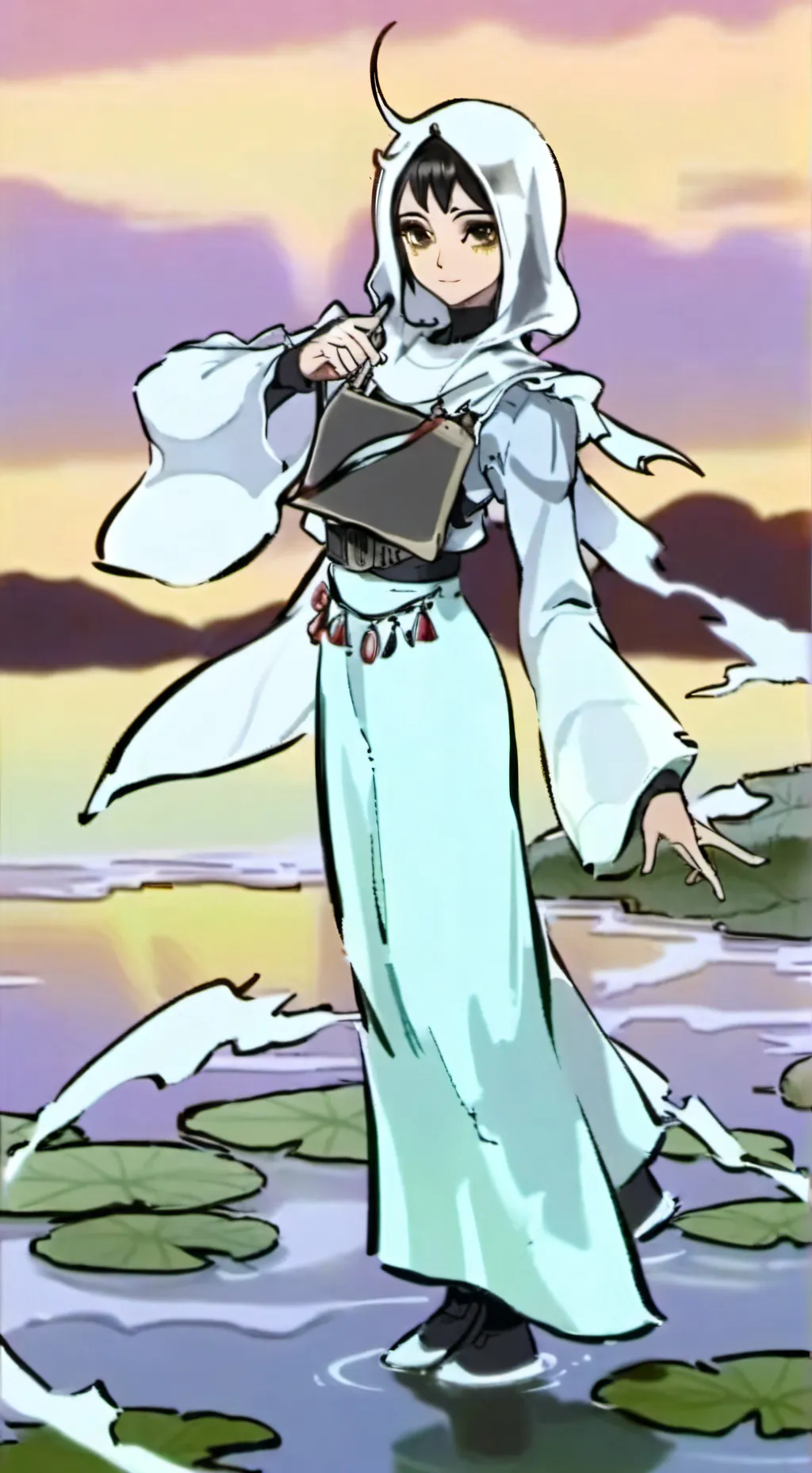 ai character: Amélia a fantasma background