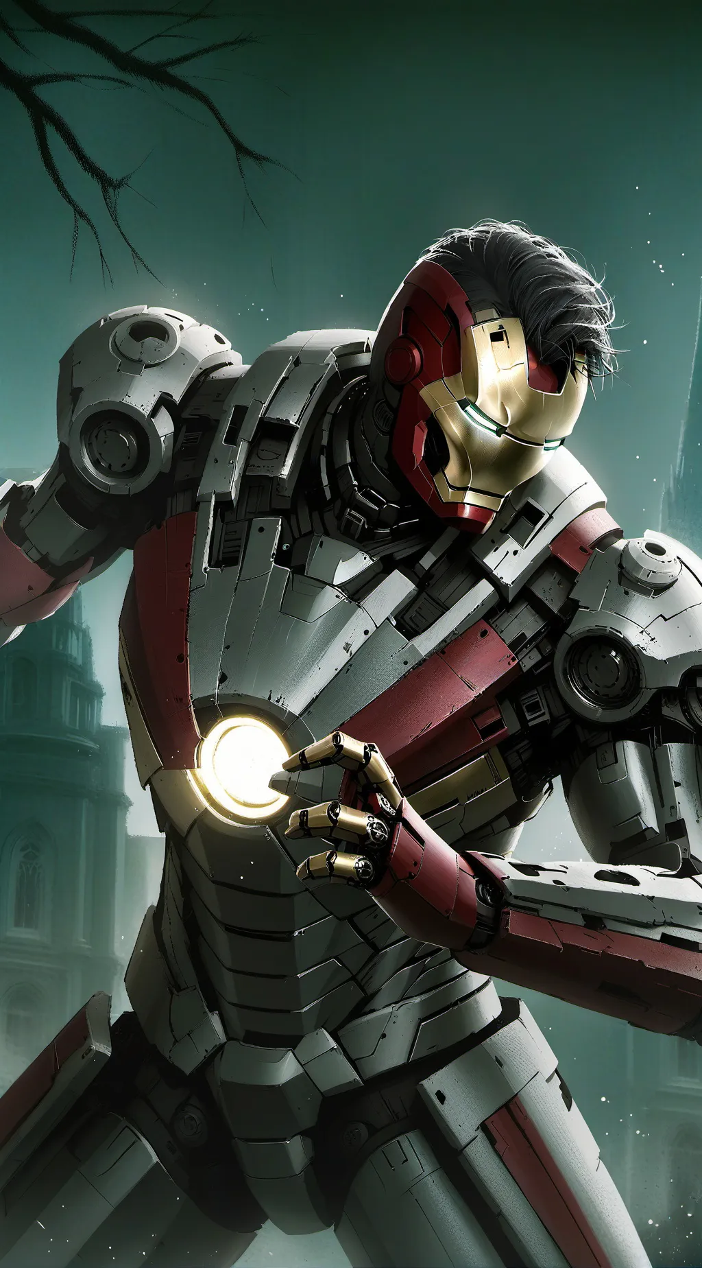 ai character: iron man background
