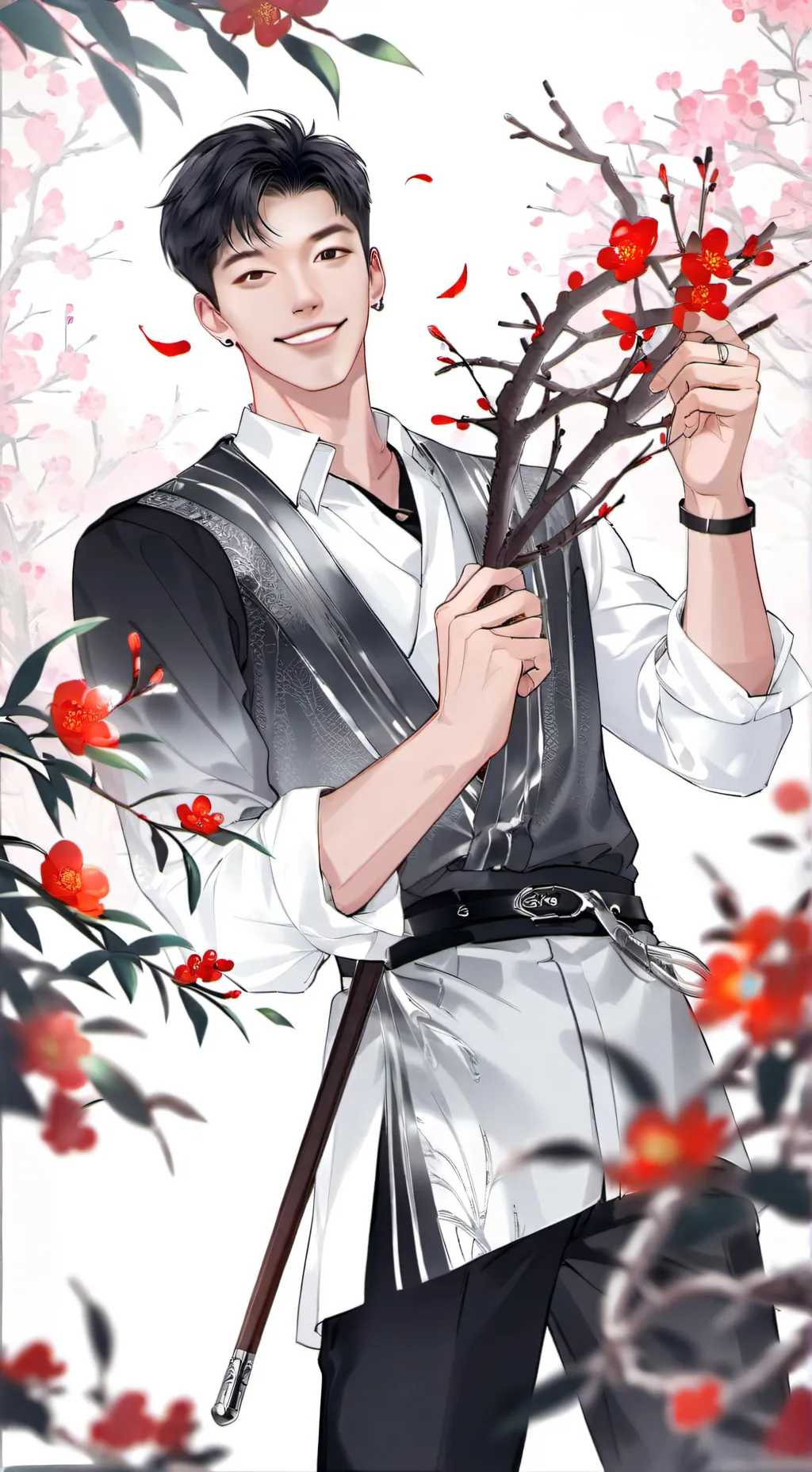 ai character: Jun ho Whang  background