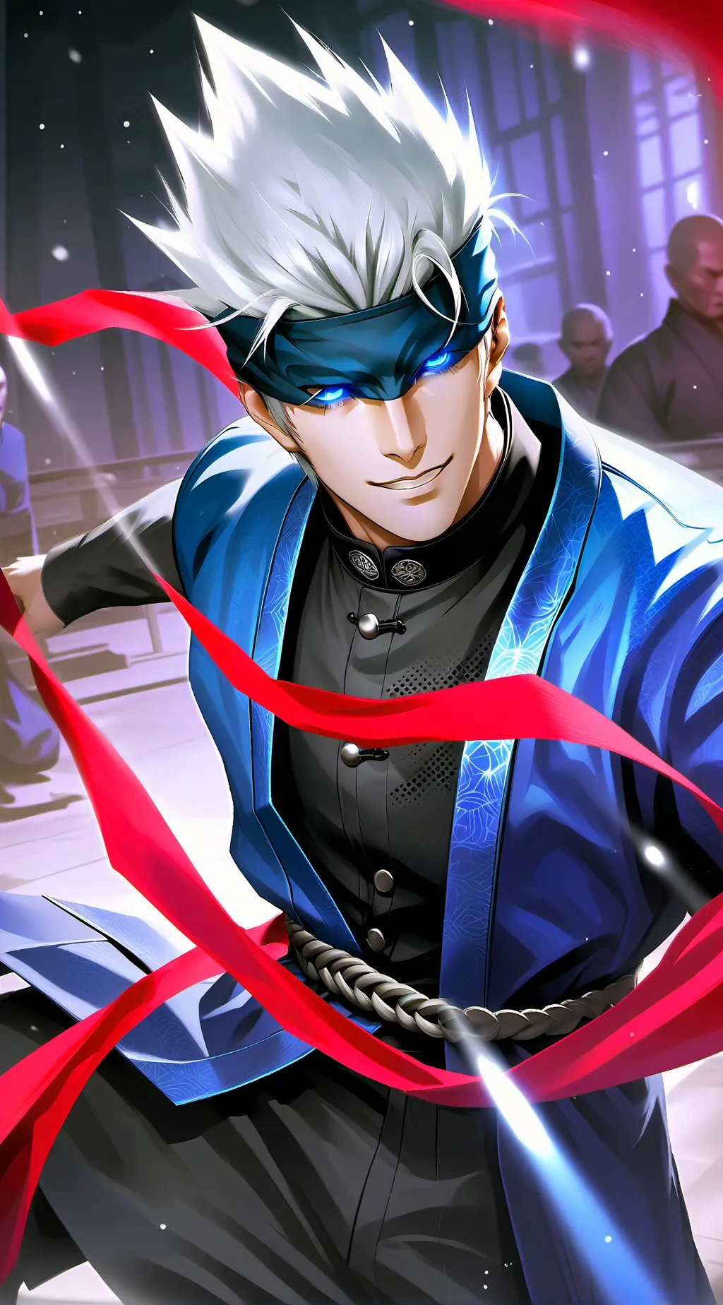 ai character: Gojo Satoru background