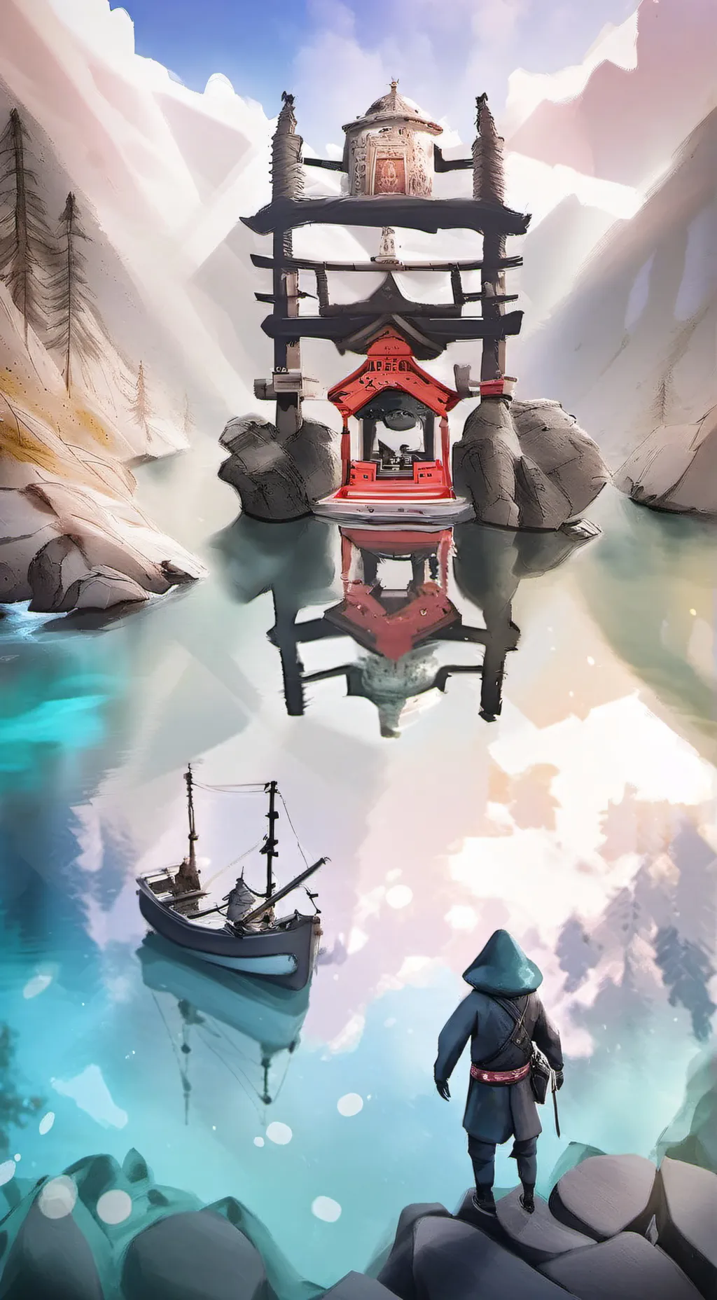 ai character: Mha x Squid Game background