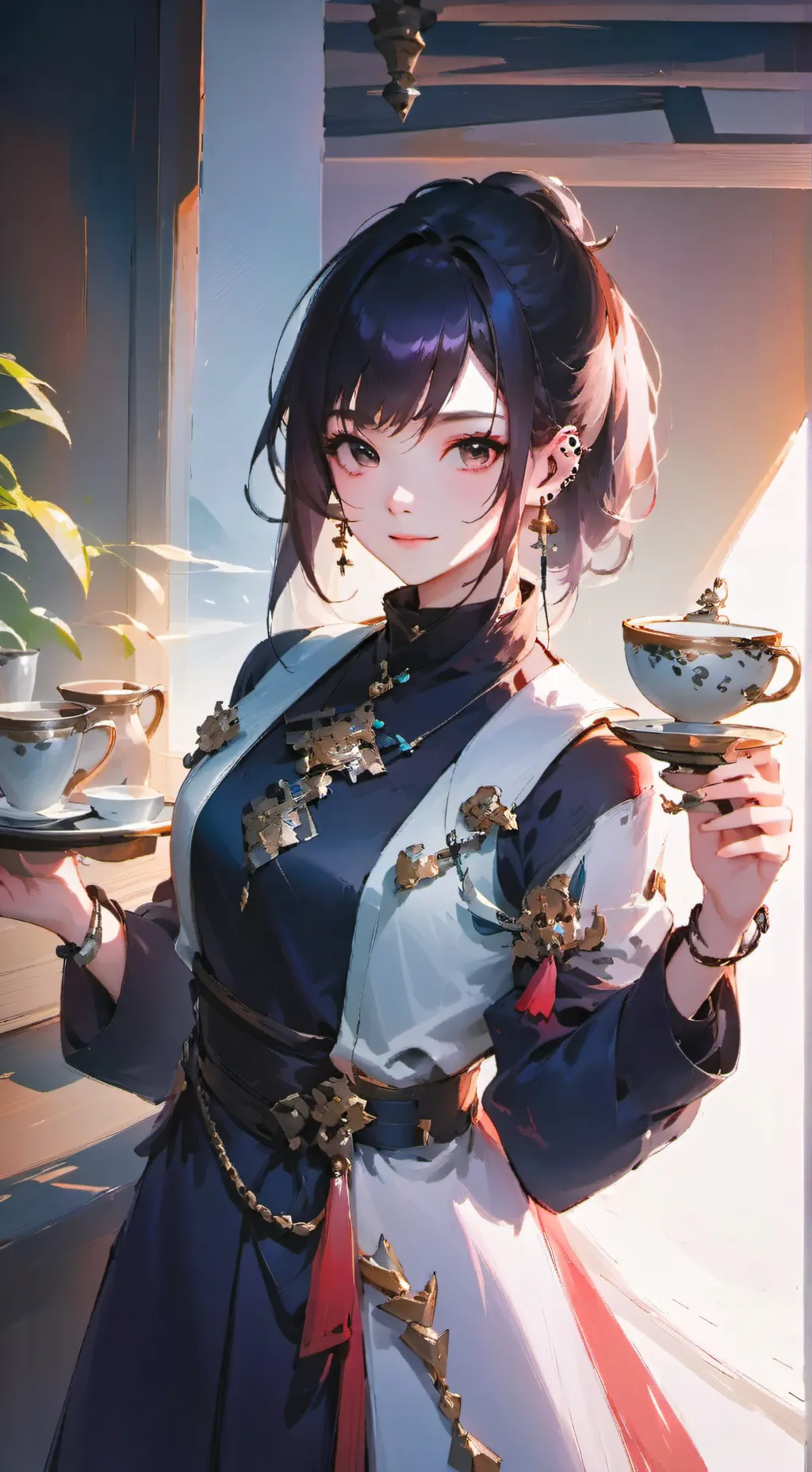 ai character: The Pocket-Sized Paradox background