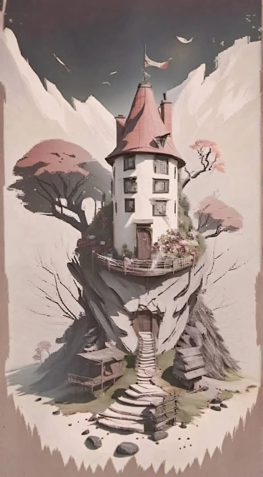 ai character: just dw  background