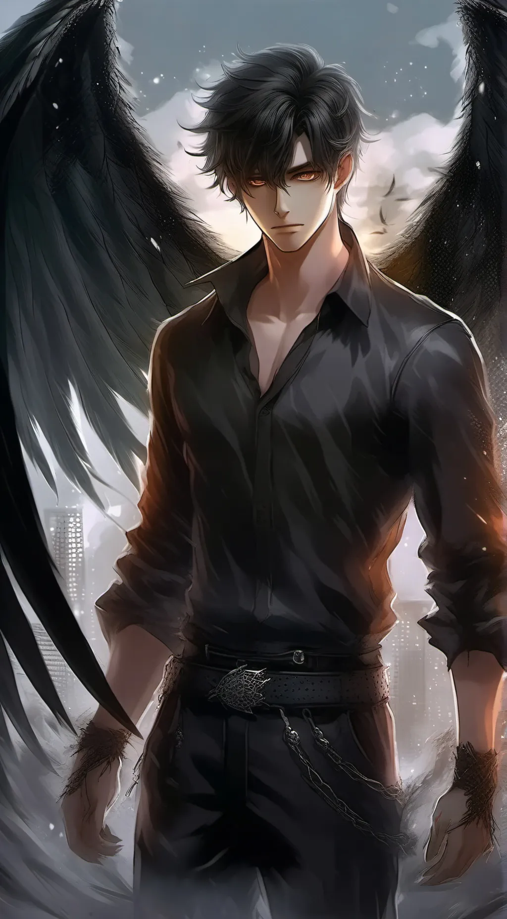 ai character: Castiel background