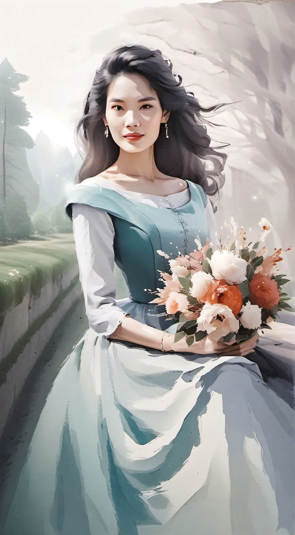 ai character: wife  background