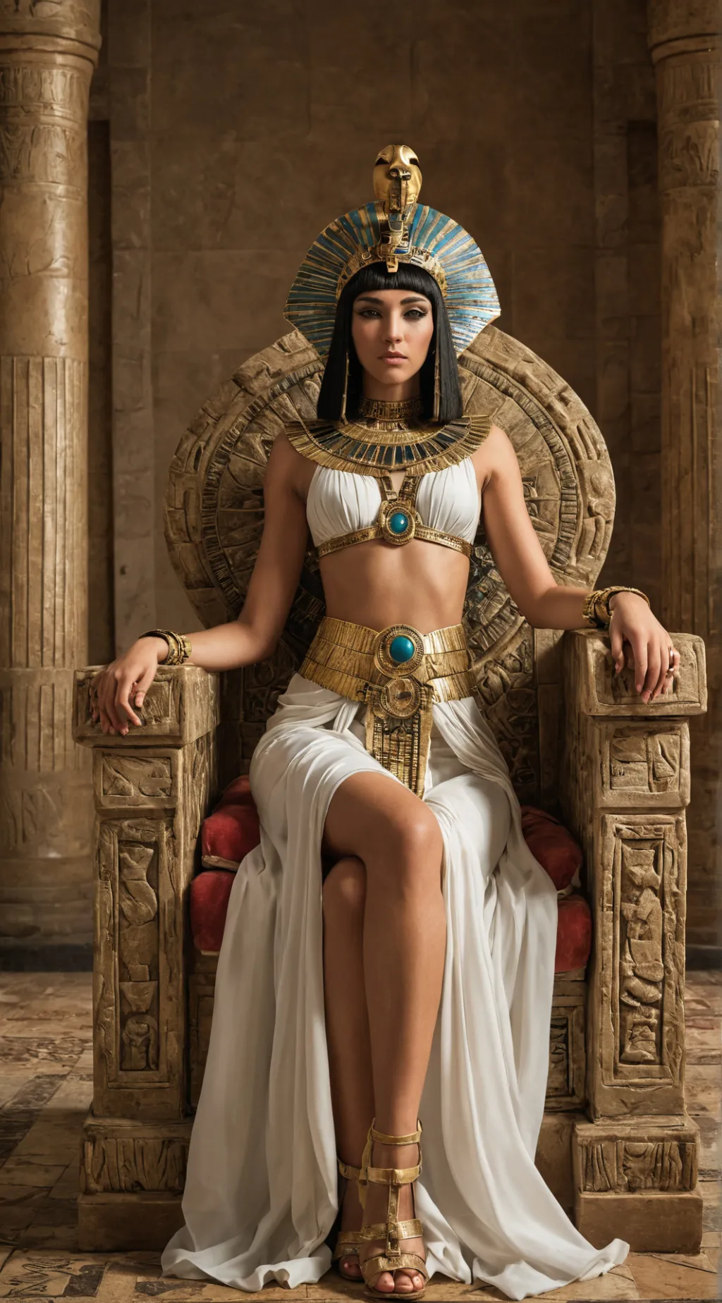 ai character: cleopatra  background
