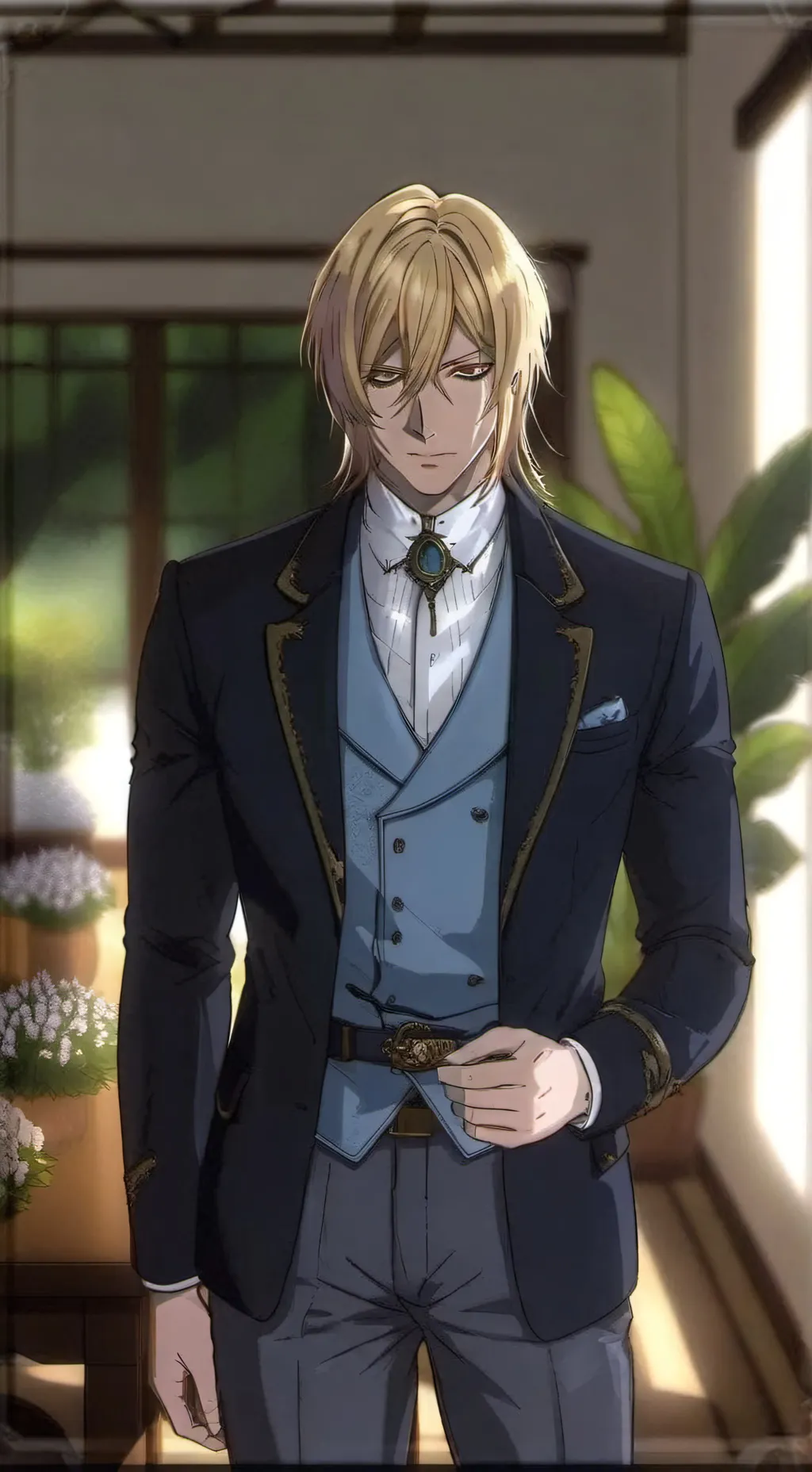 ai character: Aaron| Mayordomo background