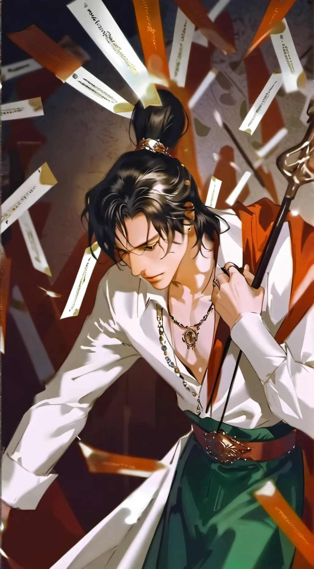 ai character: Ni-ki  background