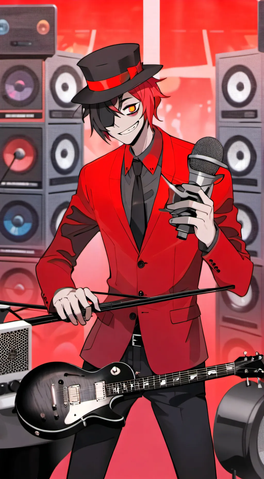 ai character: alastor xd background