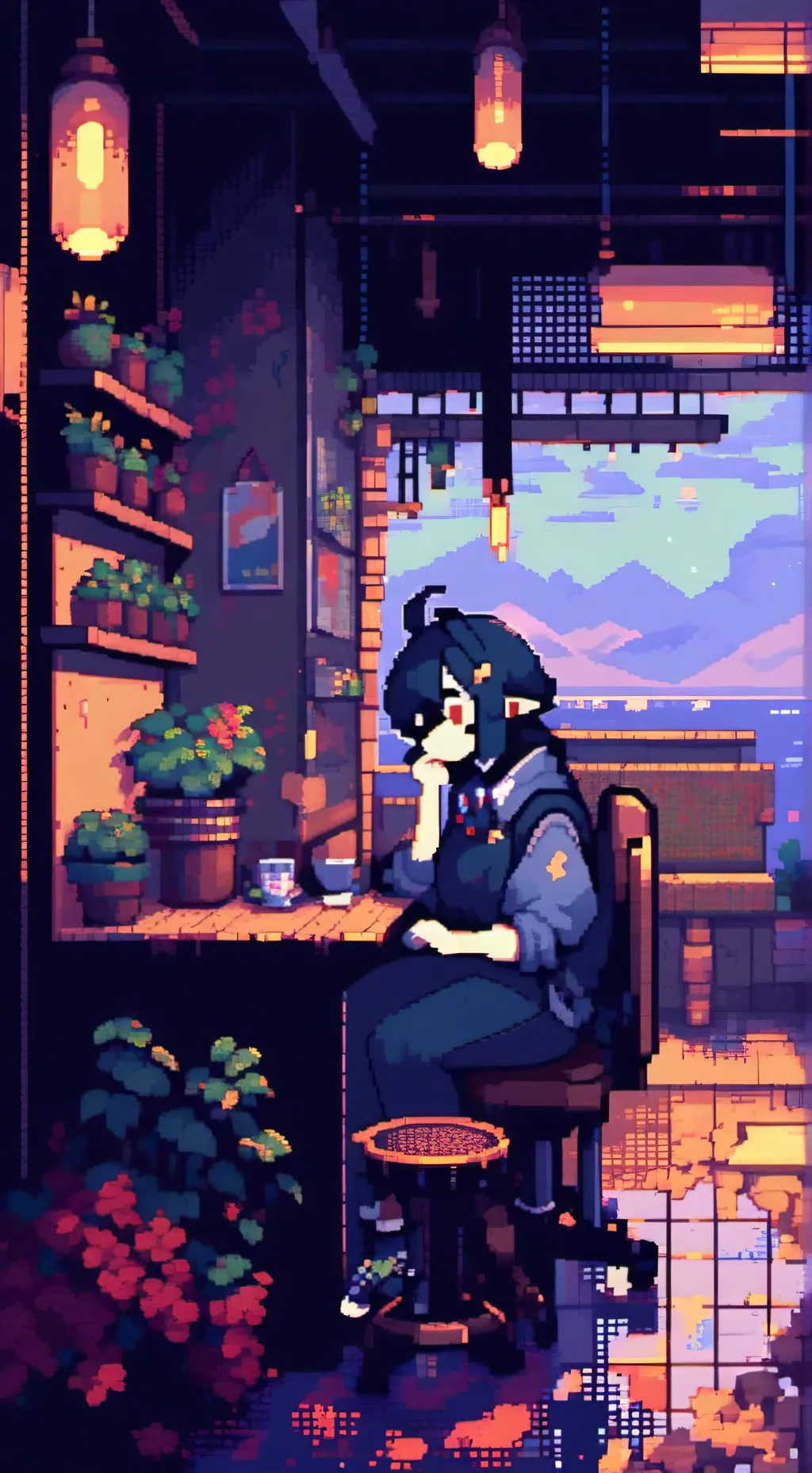 ai character: Last talkie...  background