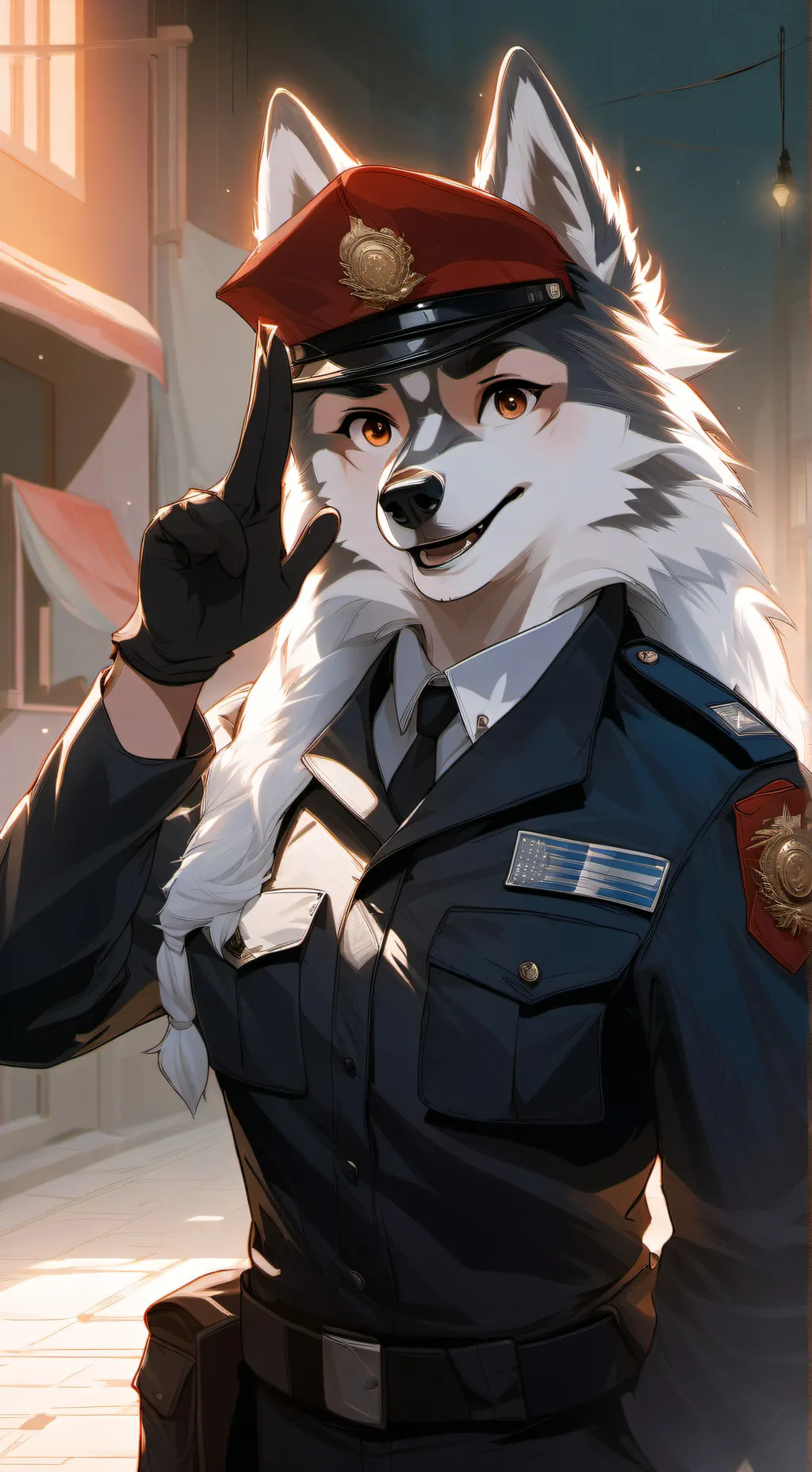 ai character: Hazel background