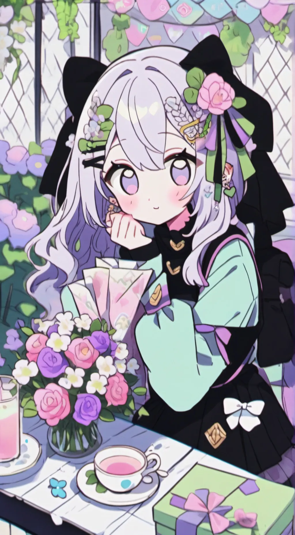 ai character: tu amiga  background