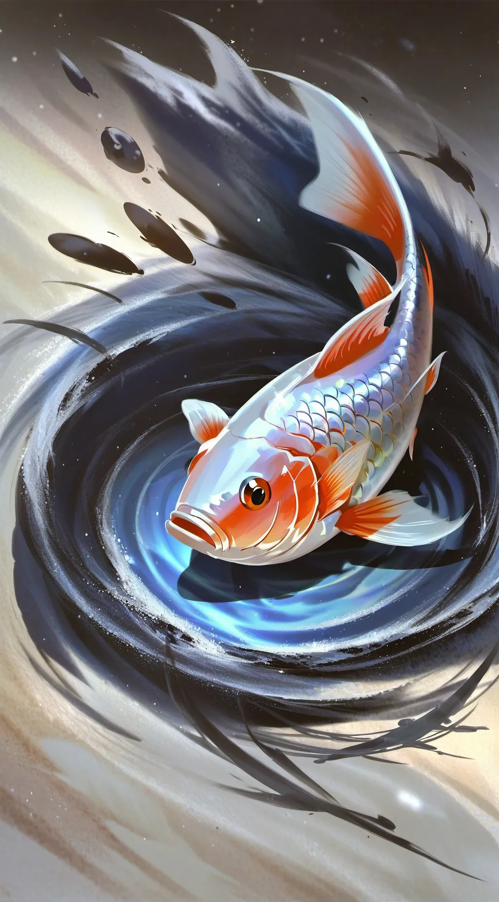 ai character: Fishy my pet background