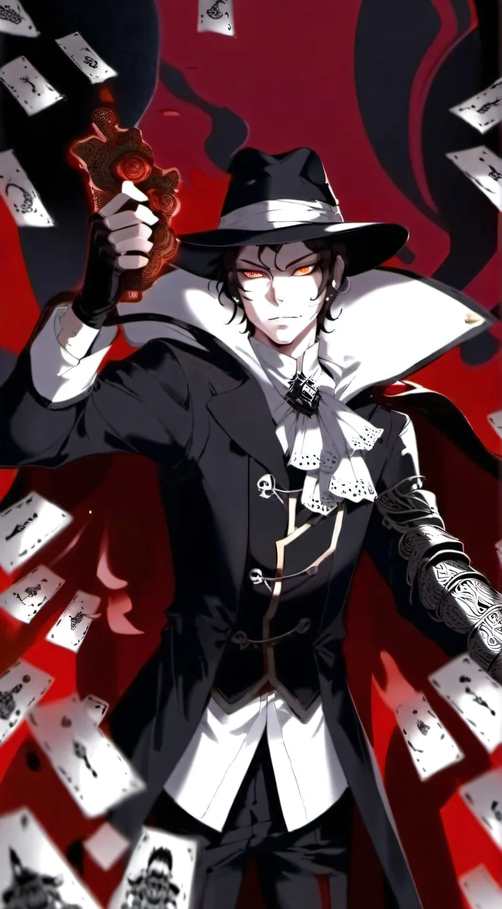 ai character: muzan riu?  background