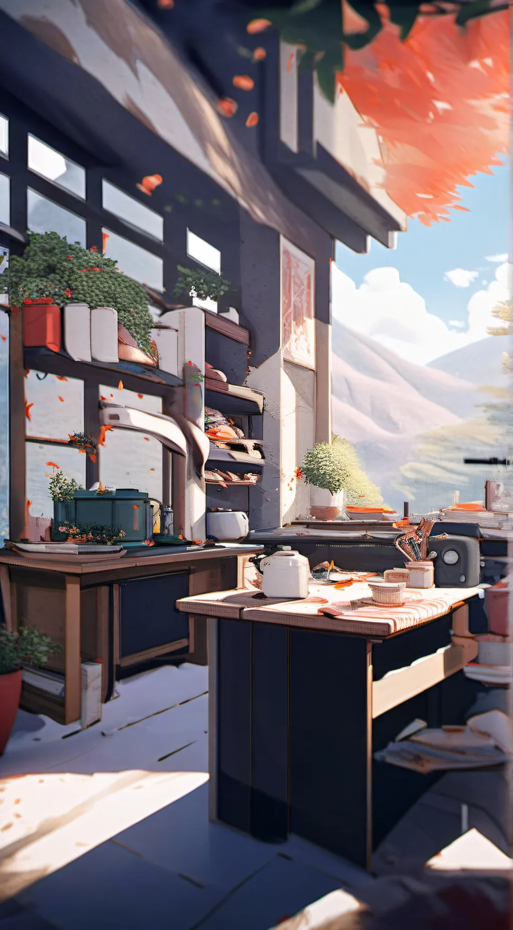 ai character: geography quiz background