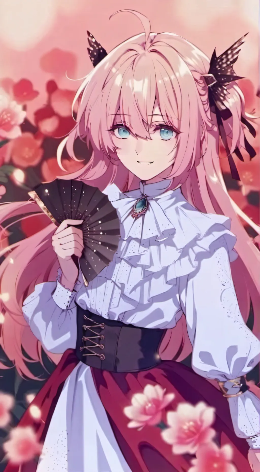 ai character: 100😏😏 background