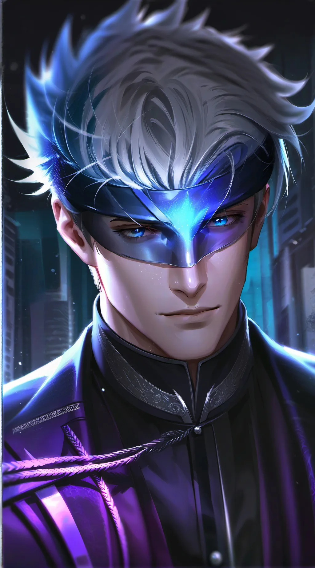 ai character: Gojo Satoru background