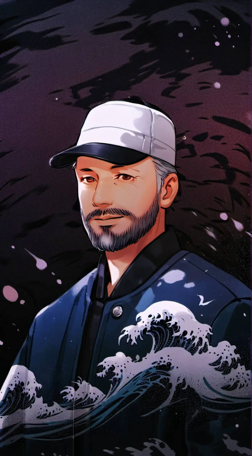 ai character: кэп карп background