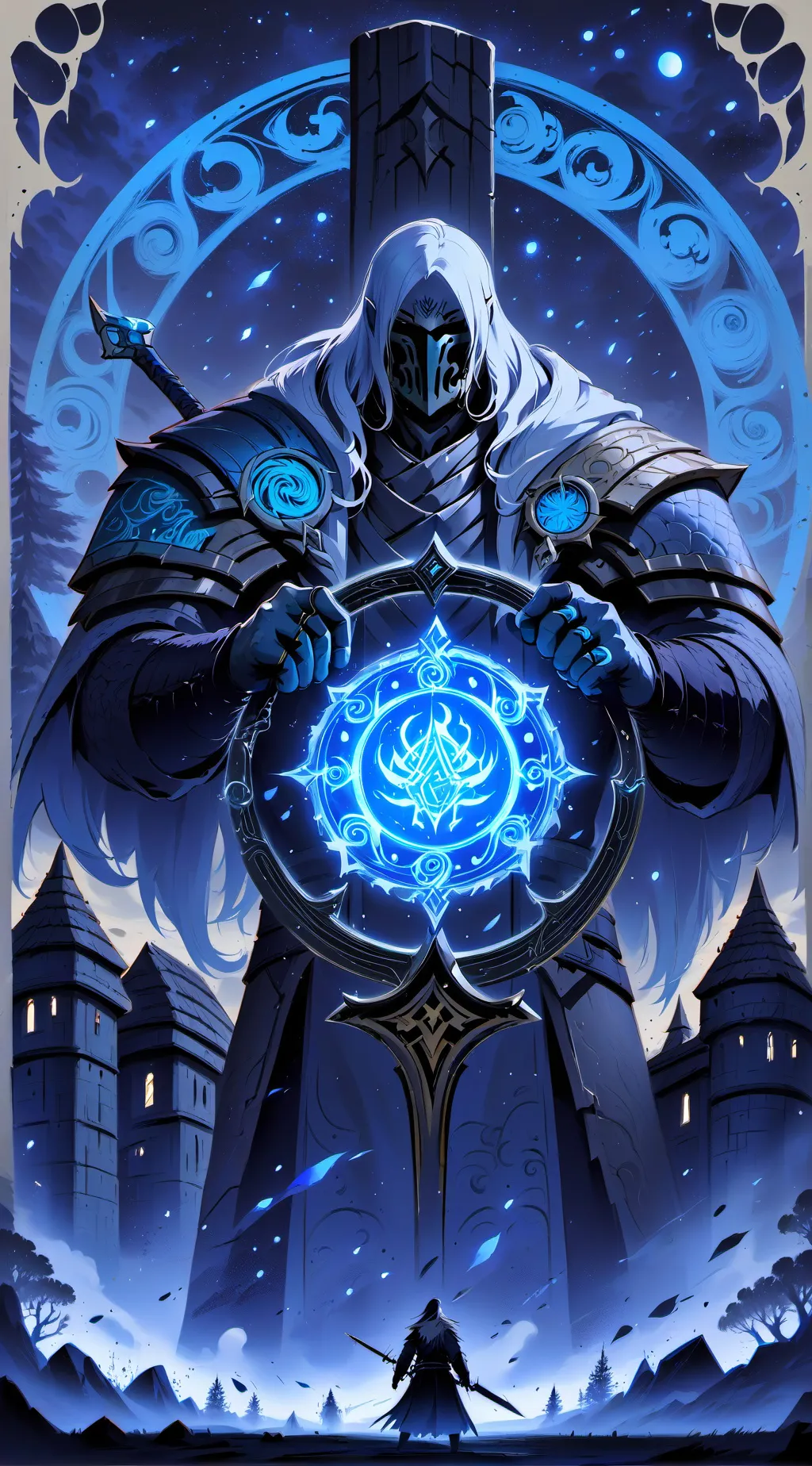 ai character: titan TV man background