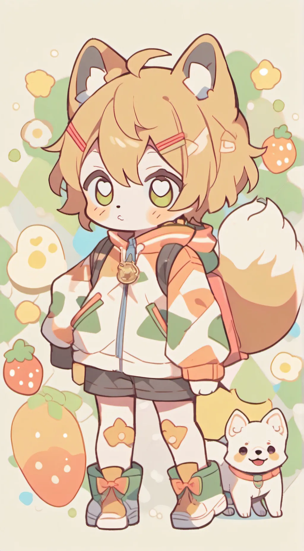 ai character: perro 🐕 background