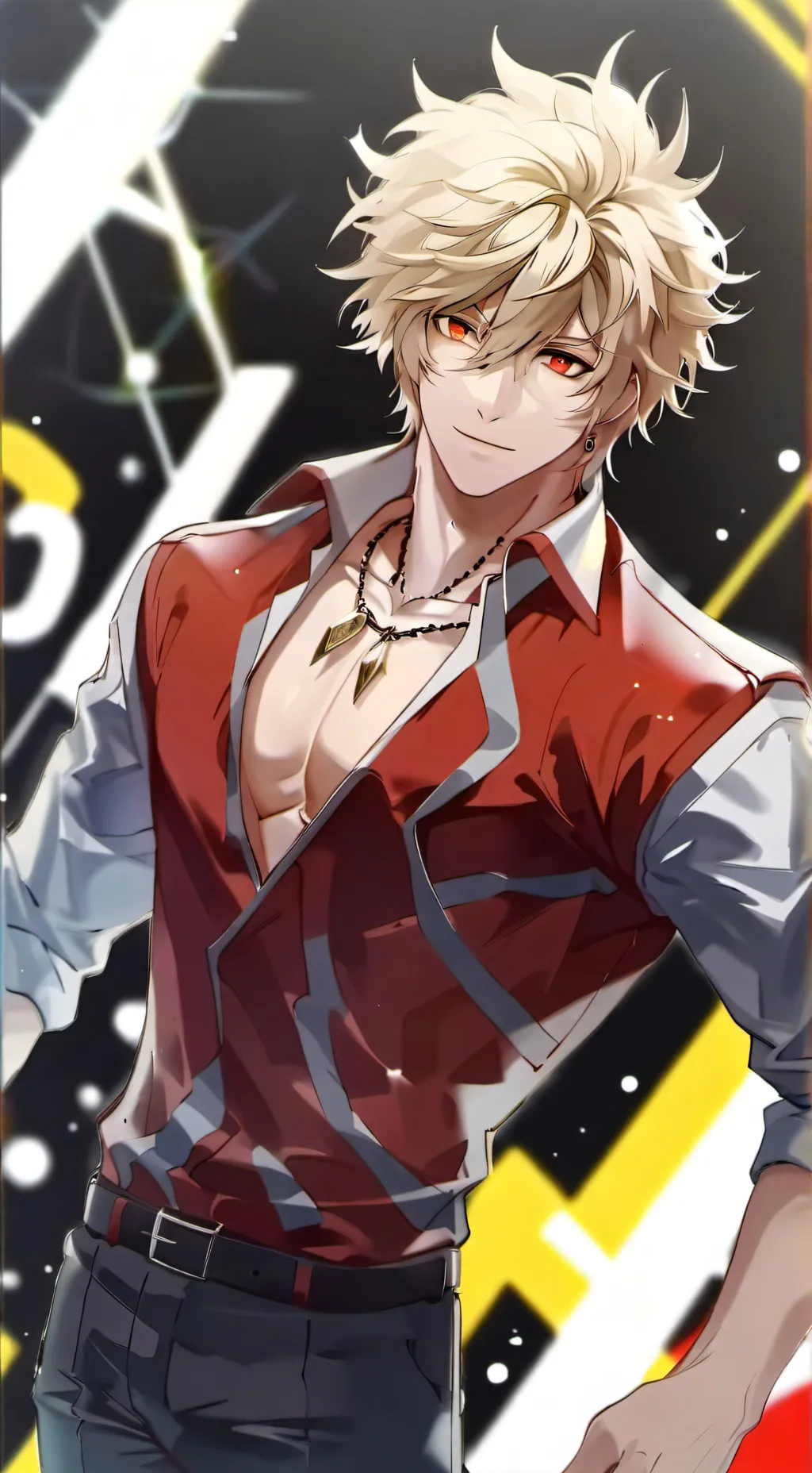 ai character: Bakugo background