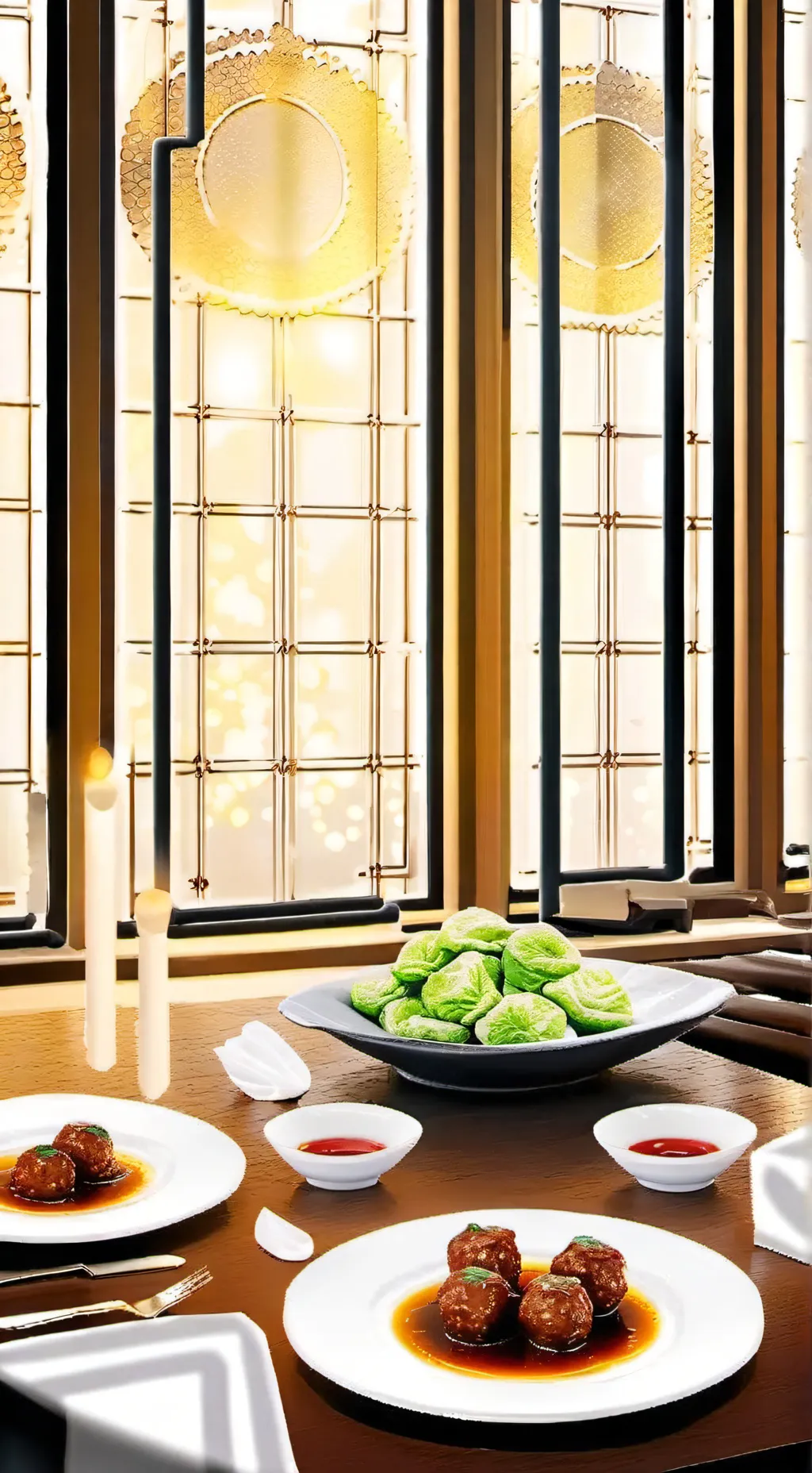 ai character: guard circle background