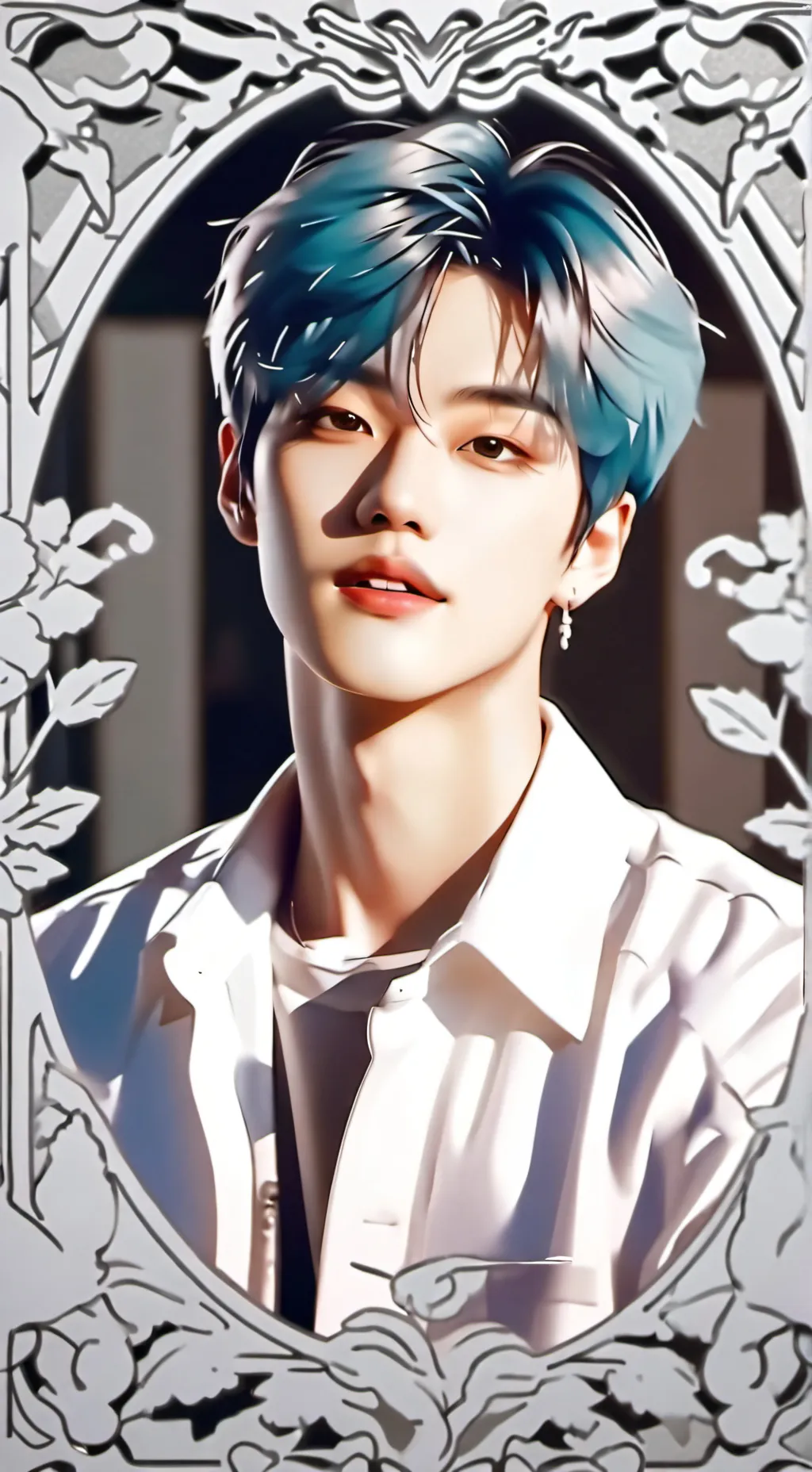 ai character: jeongin de skz background