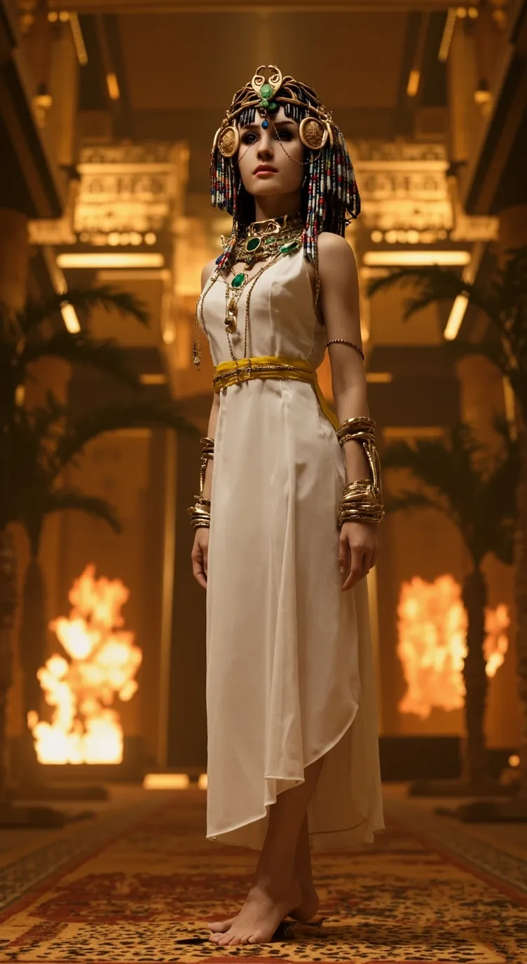 ai character: Cleopatra VII  background