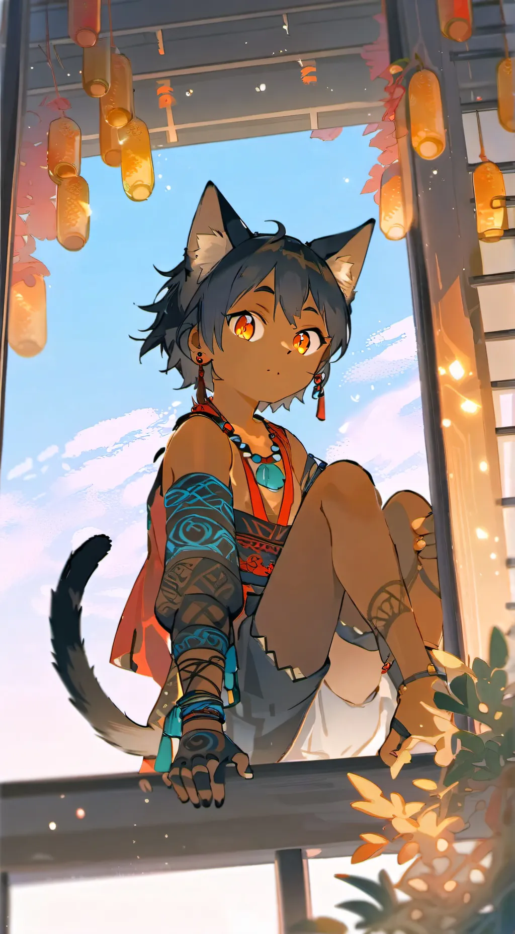 ai character: Caterina background