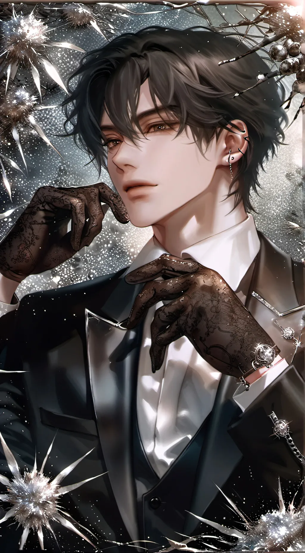 ai character: Grey Star background