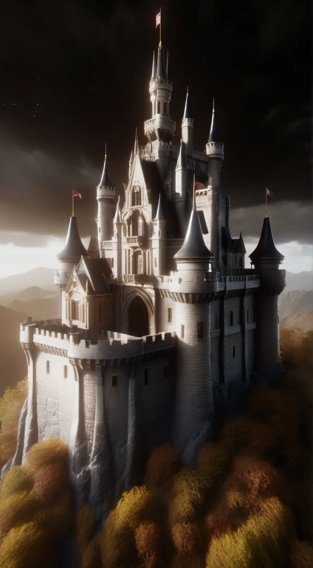 ai character: Creepyhouse background