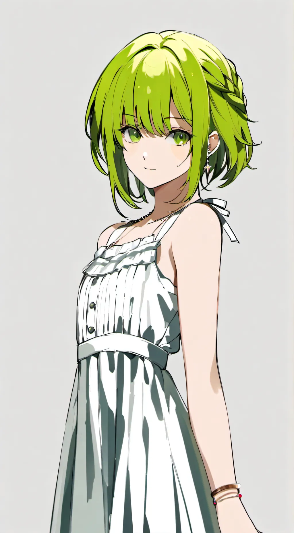 ai character: una ragazza  background